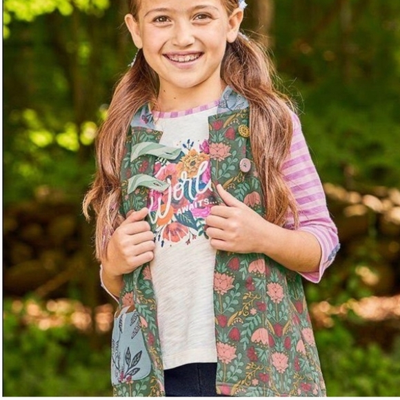 Matilda Jane Floral Wander With Love Hooded Vest - Picture 2 of 9